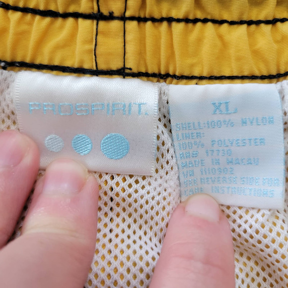 Prospirit Drawstring Waist Colorblock Swim Trunks - Picture 5 of 5